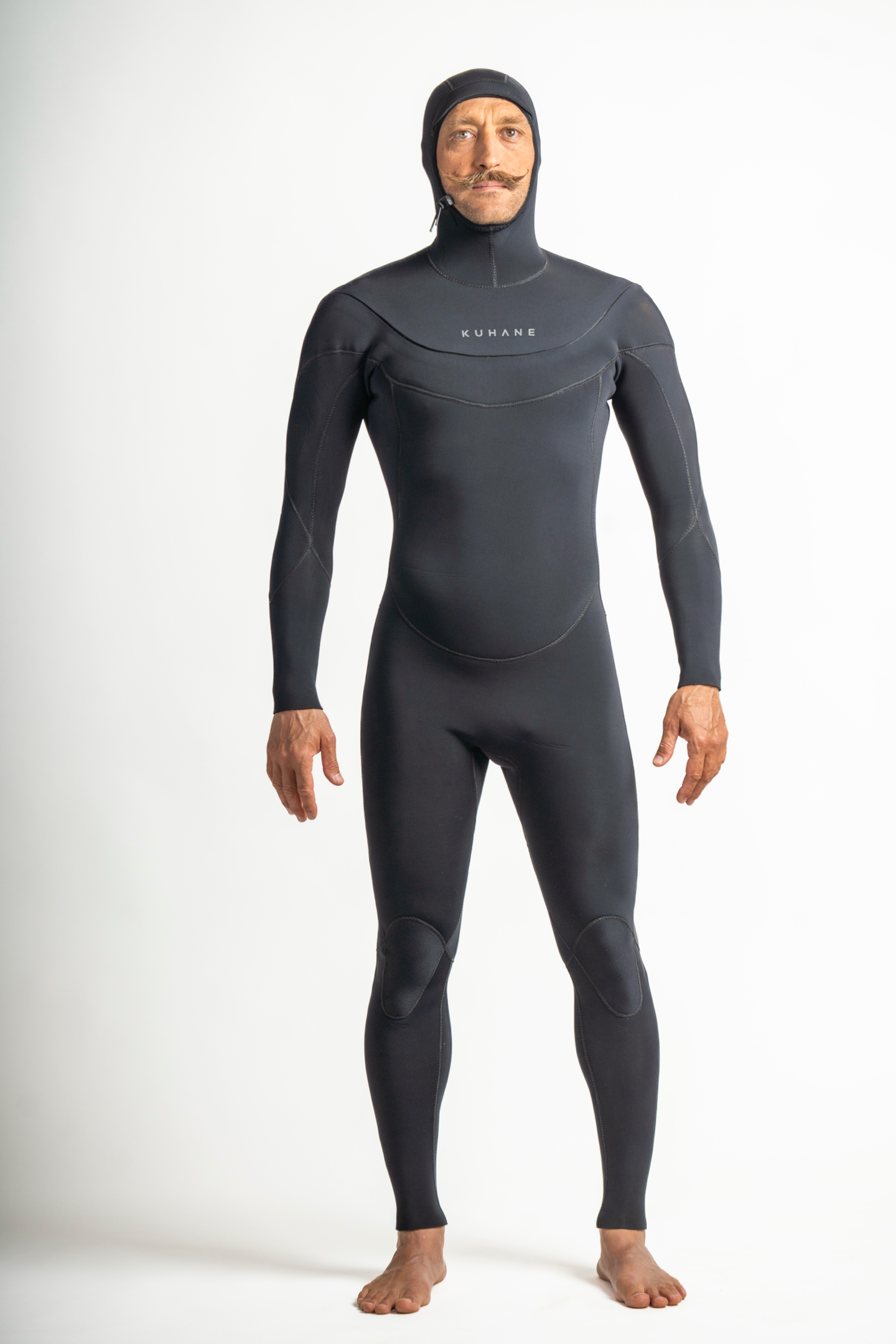 K1 - Traje de Surf Negro con Gorro
