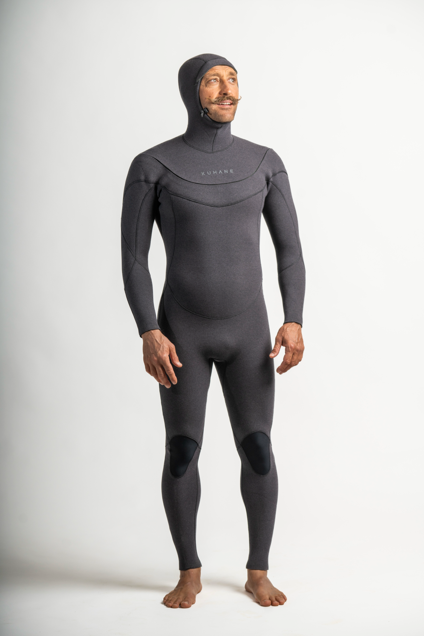 K2 - Traje de Surf Gris con Gorro